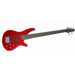 LB35MRD BAJO ELÉCTRICO DEVISER 5 CUERDAS ROJO CON FUNDA