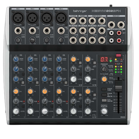 1202SFX 1202FX  MEZCLADORA BERINGHER 12 CANALES CON EFECTOS