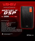 Bafle Amplificado Vamav Mercury 12 Dsp 300w Rms