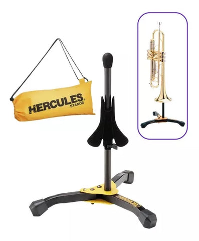 Hercules Stands DS510BB - Support Trompette/Cornet Pliable Ultra-Stable Avec Housse De Transport