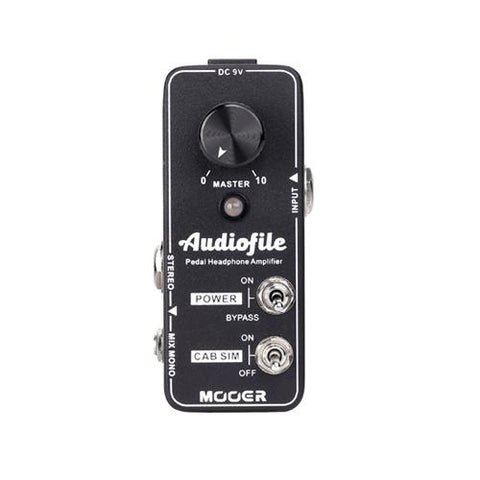 AUDIOFILE PEDAL MOOER AMPLIFICADOR DE AUDíFONOS PARA PEDALERA