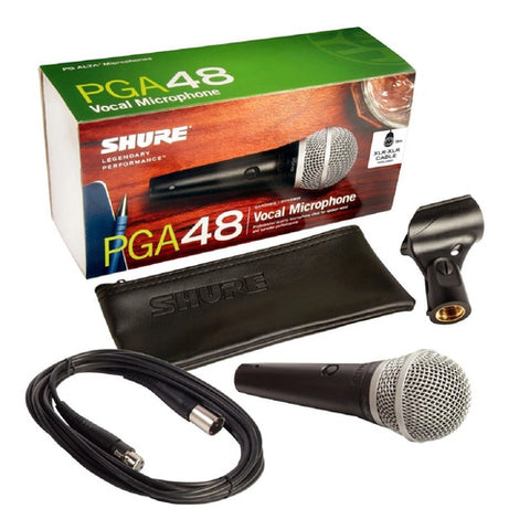 PGA48XLR MICRÓFONO SHURE BOBINA MOVIL CON CABLE
